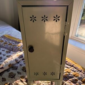 Maileg Retired Metal Cabinet with Floral Cutouts